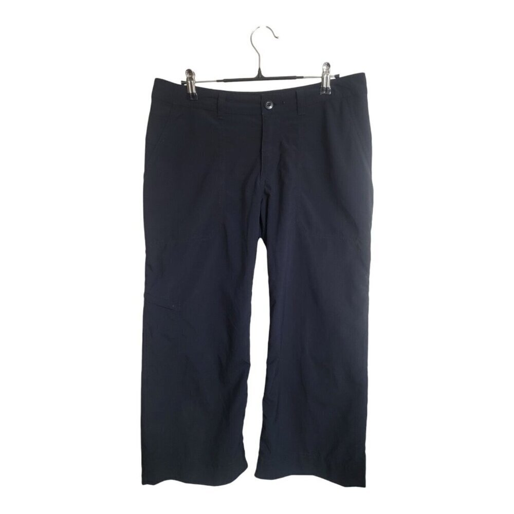 Patagonia Pants Womens 6 Black Inter Continental Capris Gorpcore Hiking Pockets
